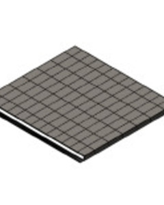 Trench cover@aisle w 2 L-bar w=1200 cage dist.1100